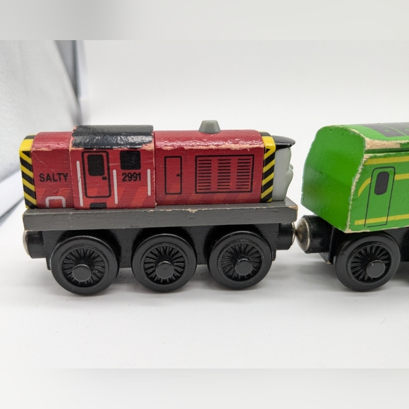 Thomas & Friends Wooden Railway Lot Set Train Daisy Salty Diesel Mavis Frank - Picture 13 of 16